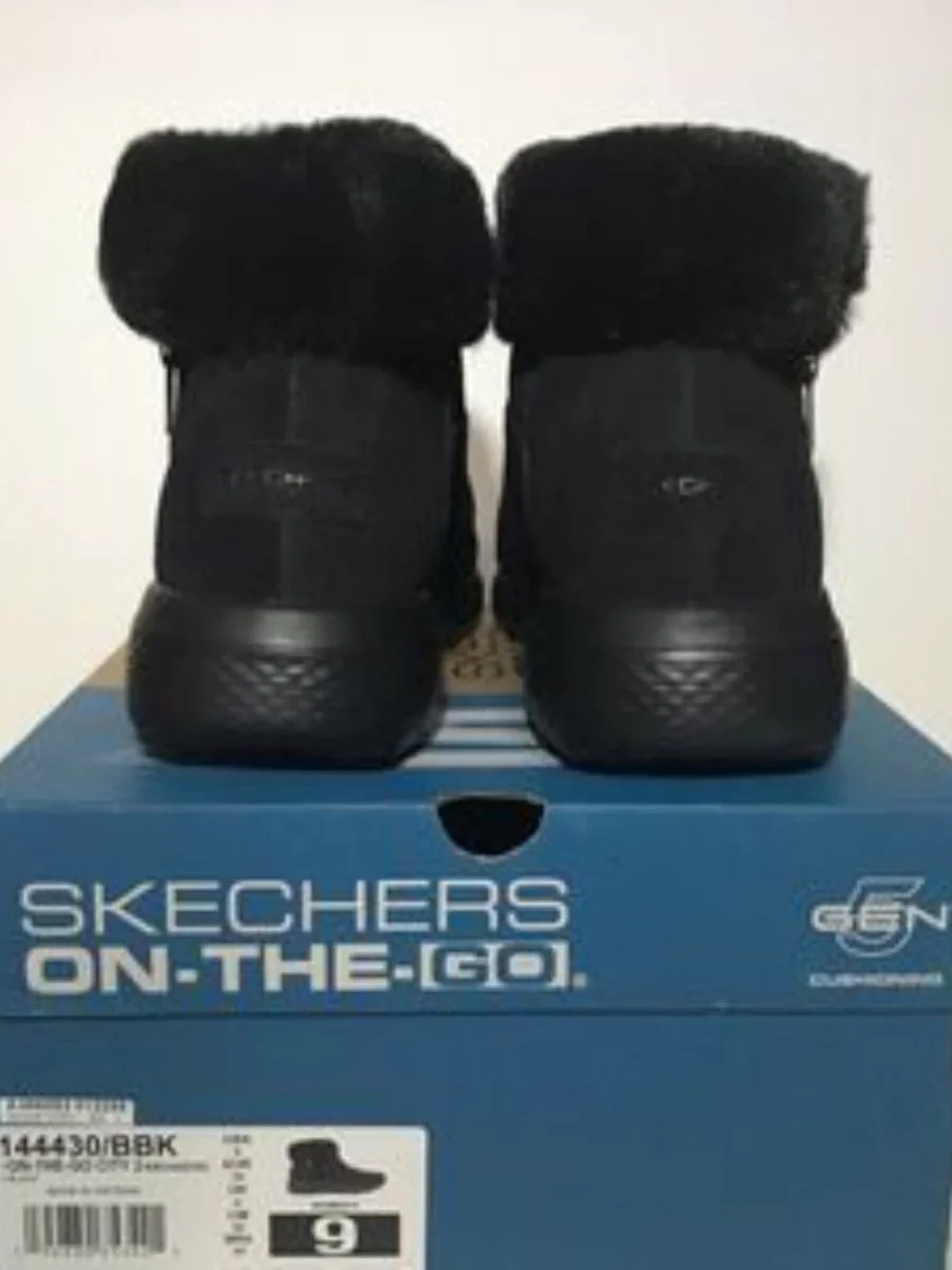 Skechers On-The-Go Enchanted Faux Fur Ankle Boots